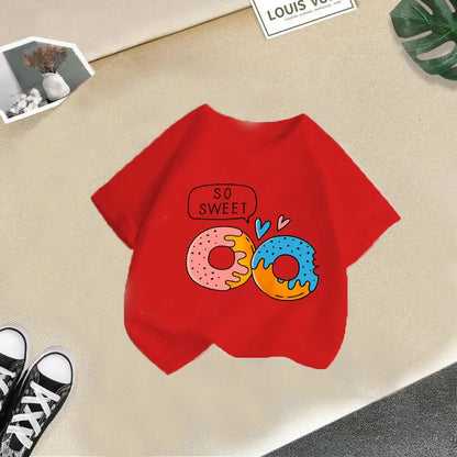 Summer New Children's Clothing Children's T-shirt Boys and Girls Casual Fashion Short-sleeved Baby Half-sleeved Top Base Shirt