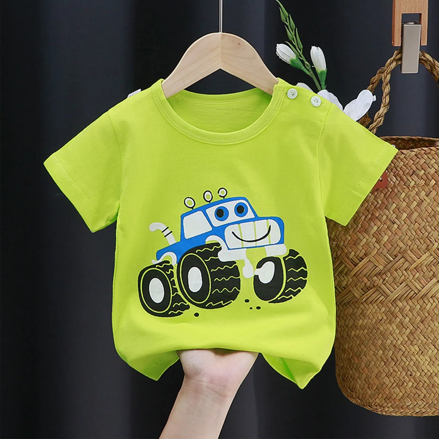 Summer Infant Newborn Baby Boys Clothes Children Clothing for Girls Kids T-Shirt Cotton Casual Clothes