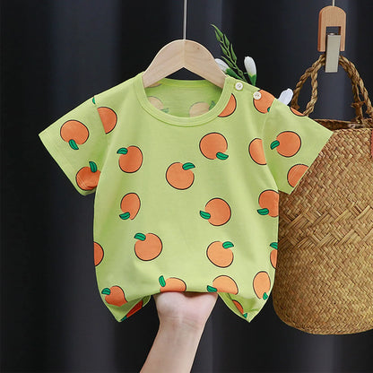 Summer Infant Newborn Baby Boys Clothes Children Clothing for Girls Kids T-Shirt Cotton Casual Clothes