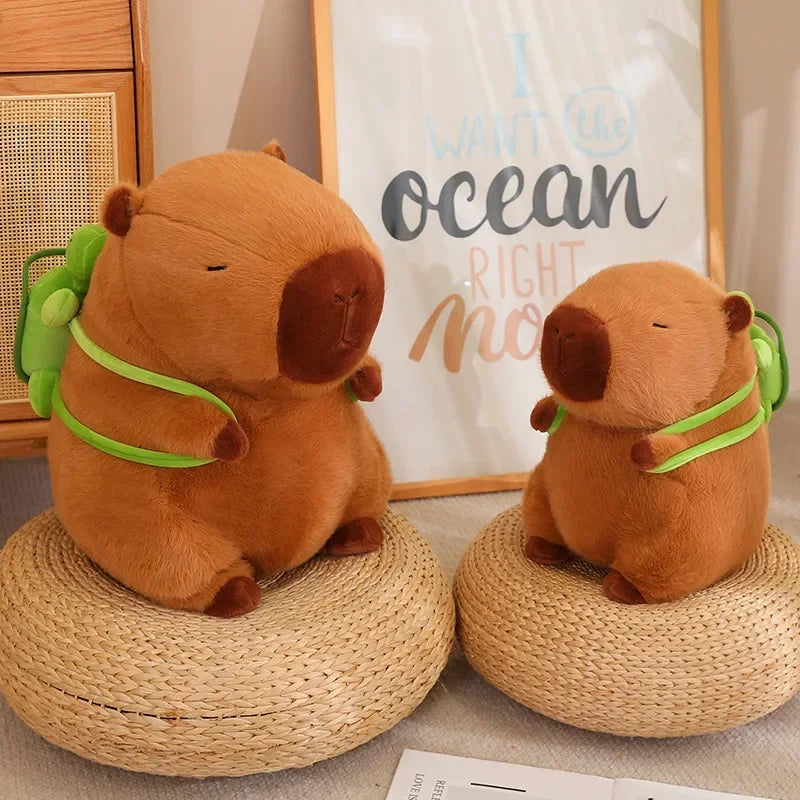 25-55CM Kapibala Capybara Plush Toy Internet Celebrity Capybara Jun Doll Ugly Cute Doll Guinea Pig Doll Boys Girls Anime Kawaii