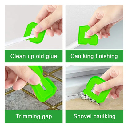 Silicone Caulking Tool Kit Joint Sealant Spreader Spatula Scraper for Tile Window Grout Edge Removal Kitchen Construction Tools