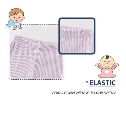 Kiddiezoom 5 Pcs/Lot Fashion Cute Cartoon Baby Boy Girl Pants 0-12Months Cotton Soft Newborn Leggings