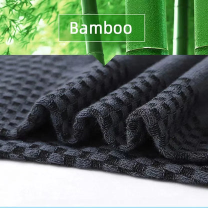 5pairs/Men's High Quality Bamboo Fiber Socks Men's Sweat Absorbent Breathable Medium Tube Socks Business Casual Large Size 38-45