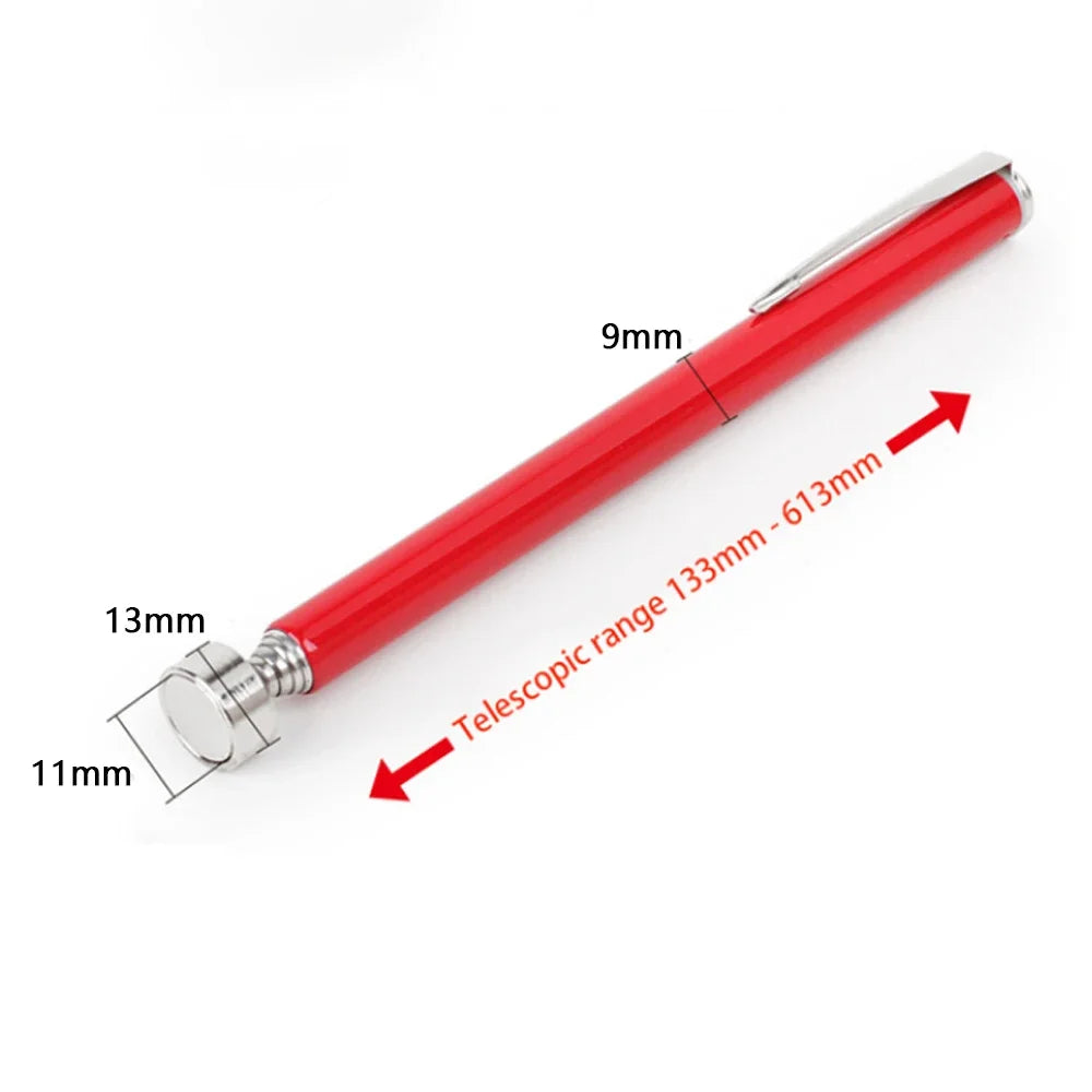 New Mini Portable Telescopic Magnetic Magnet Pen Handy Tool Capacity for Picking Up Nut Bolt Extendable Pickup Rod Stick