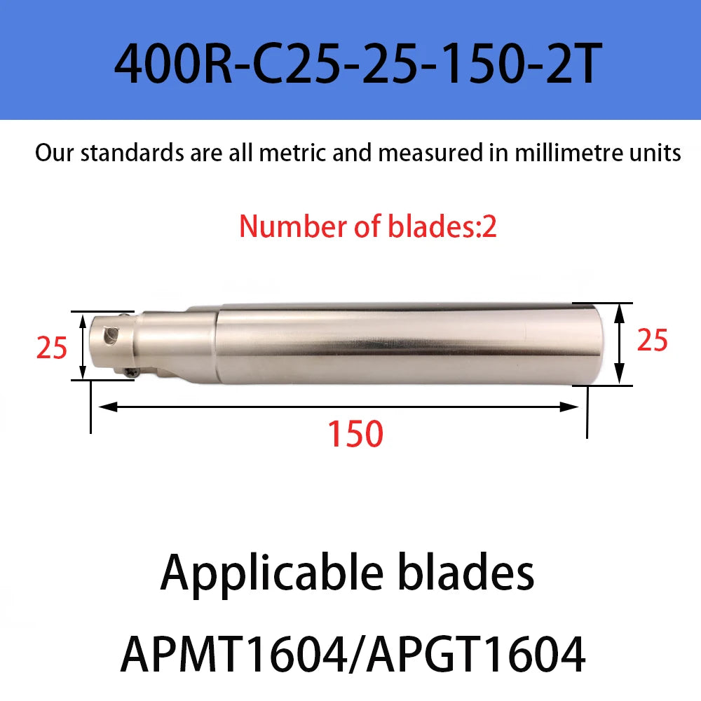 DMIX BAP400R EAP400R APMT1604 Milling Holder Cutterhead Shoulder Cutting Right Angle Precision Milling Cutter End Mill Holder