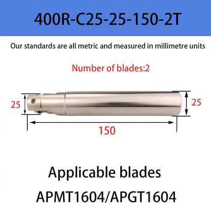 DMIX BAP400R EAP400R APMT1604 Milling Holder Cutterhead Shoulder Cutting Right Angle Precision Milling Cutter End Mill Holder