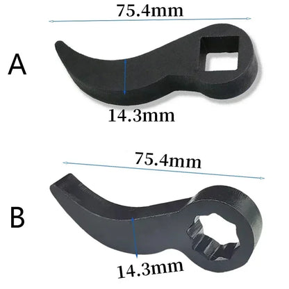 Angle Type Half Axle Disassembly Tool Drive Pry Bar Adapter Used for Open-end Wrenches Disassembling Axles Car Repair Tools