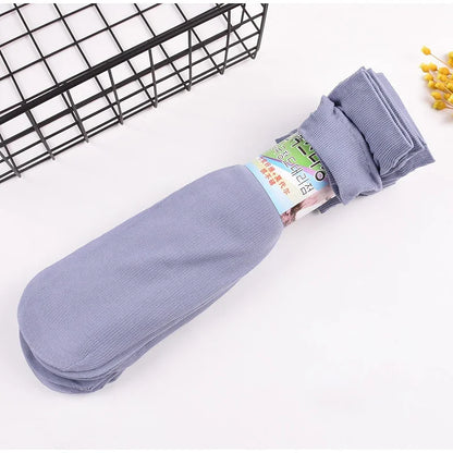 Men Ice Silk Socks Summer Spring Ultra-thin Socks Solid Business Socks Breathable Soft Socks Ankle Bamboo Fiber Socks