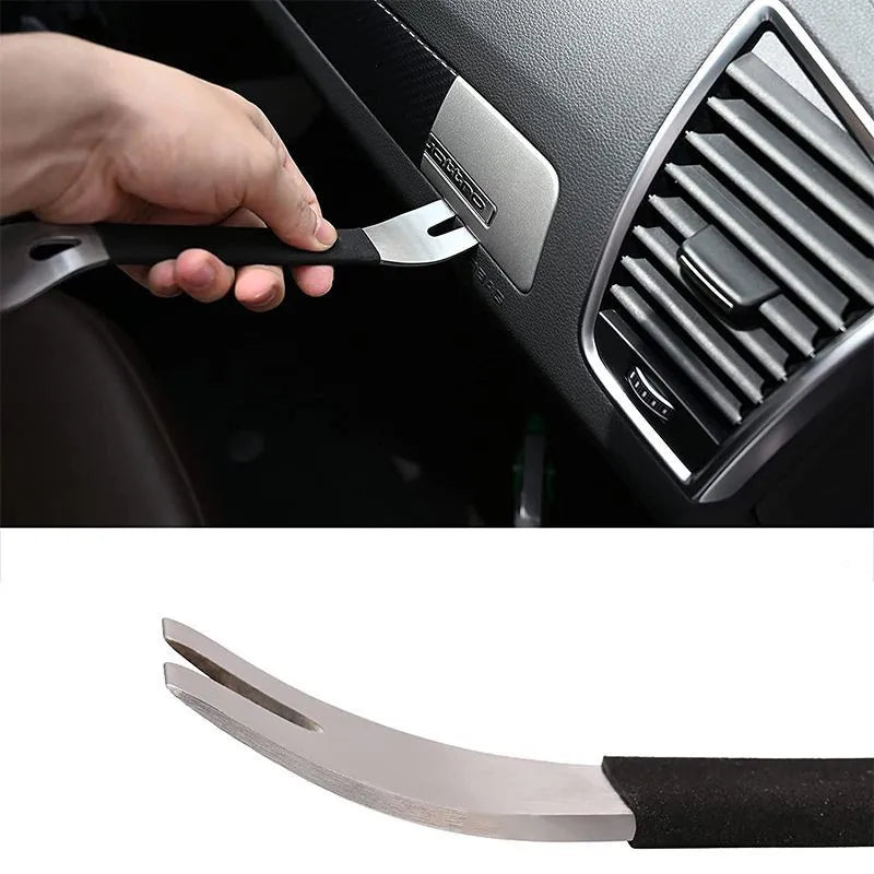 Car Trim Removal Tool Stainless Steel Durable Two-end Trim Removal Level Pry Tools Door Panel Audio Terminal Fastener Driver