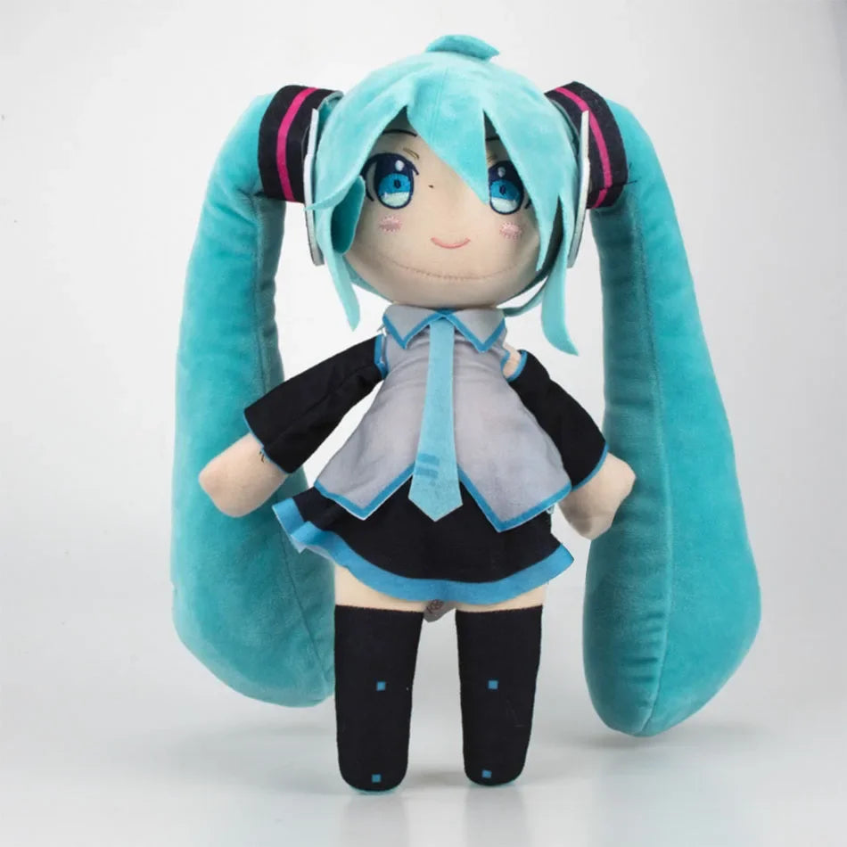 5PCS 20-29cm Hatsune Miku Plush Fuwafuwa Anime Kawaii Cute Cool Toys Dolls Plush Room Car Desk Decoration Birthday Gifts For Fan