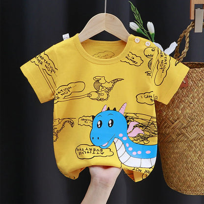 Summer Infant Newborn Baby Boys Clothes Children Clothing for Girls Kids T-Shirt Cotton Casual Clothes