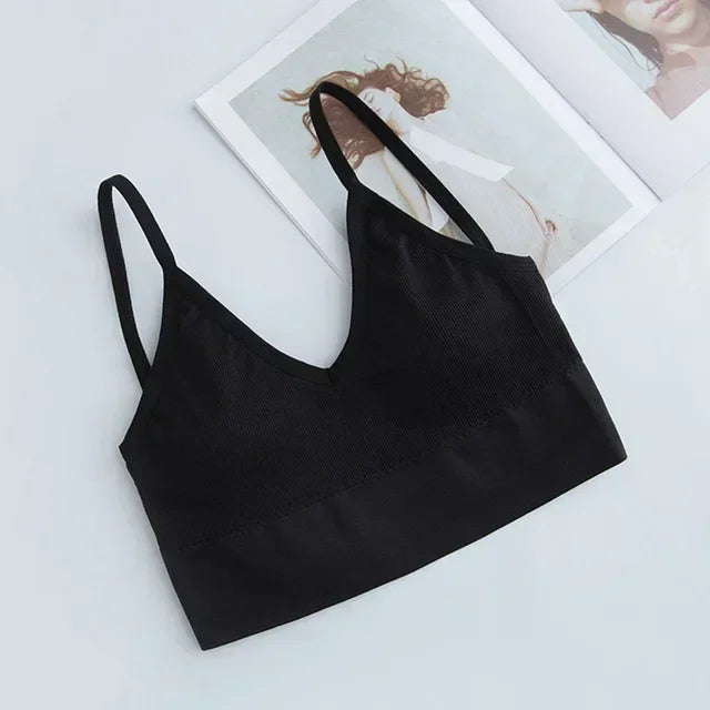 Seamless Women Push Up Bra Beautiful Back Bras Fitness Tops Brassiere Bralette Female Tube Top Underwear Bralet with Chest Pad속옷