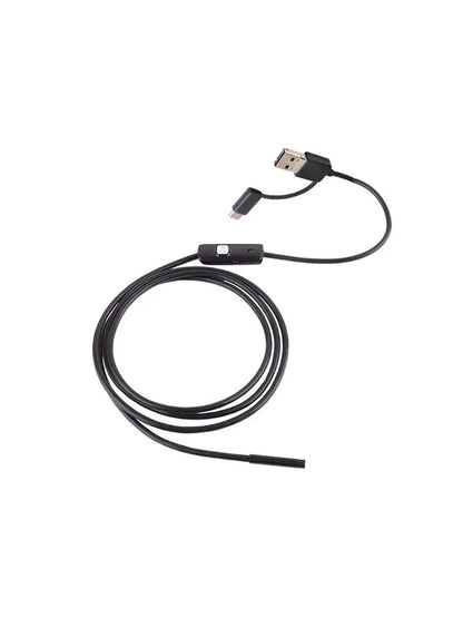 Industrial Endoscope Waterproof Three in One Mobile Phone Direct Connection, 7mm 1m Hose, Portable Auto Repair Probe