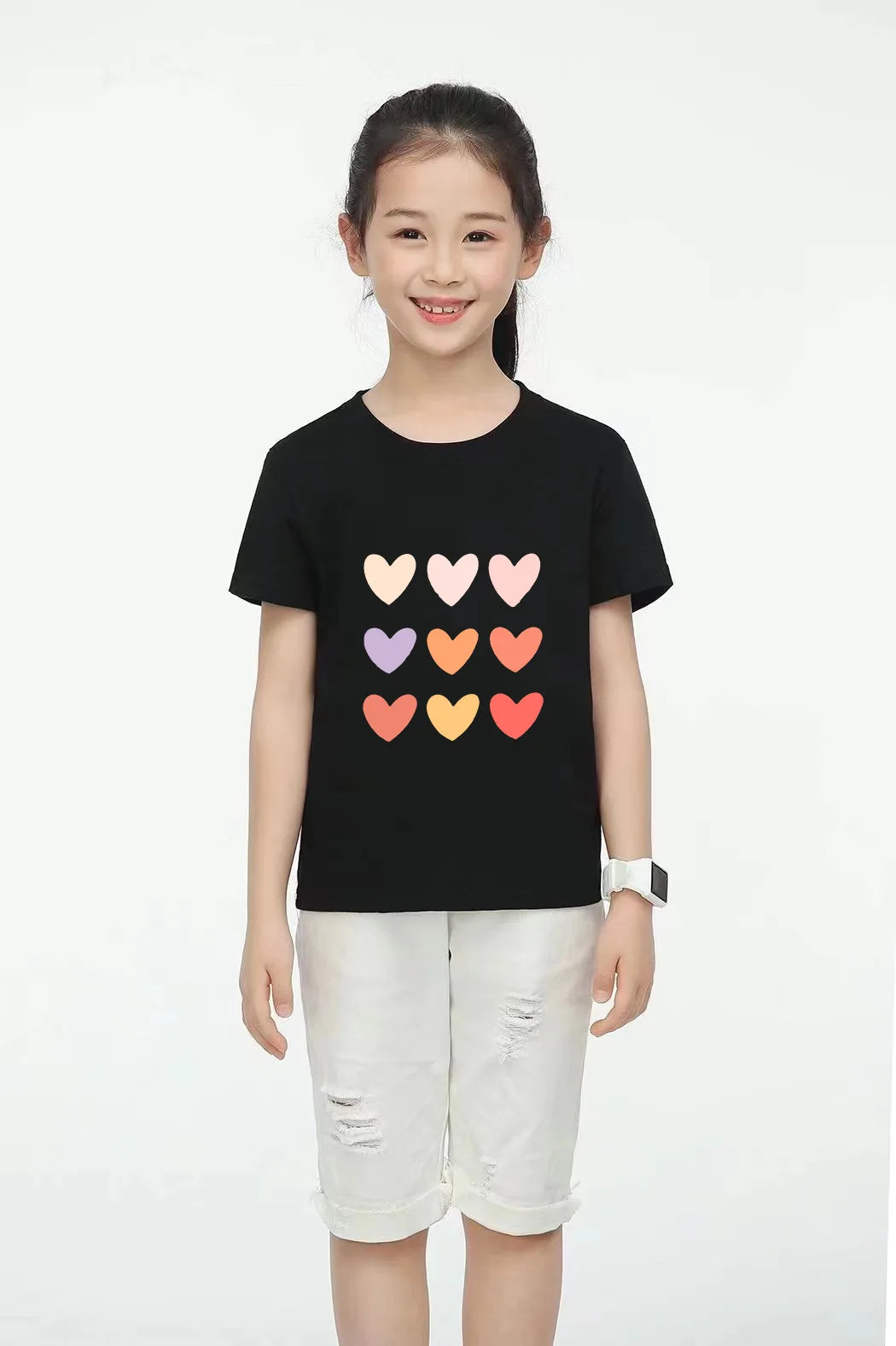 Summer New Children's Clothing Children's T-shirt Boys and Girls Casual Fashion Short-sleeved Baby Half-sleeved Top Base Shirt