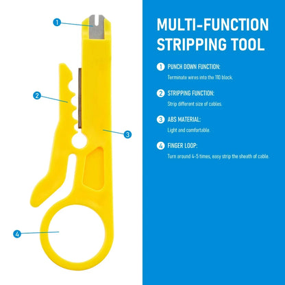 1PC Wire Stripper Knife Crimper Pliers Crimping Tool Cable Stripping Wire Cutter Multi Tools Cut Line Multifunctional Hand Tools