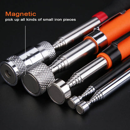 Telescopic Magnetic Pen Metalworking Handy Tool Magnet Capacity for Picking Up Nut Bolt Adjustable Pickup Rod Stick Mini Pen