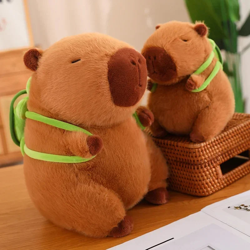 25-55CM Kapibala Capybara Plush Toy Internet Celebrity Capybara Jun Doll Ugly Cute Doll Guinea Pig Doll Boys Girls Anime Kawaii