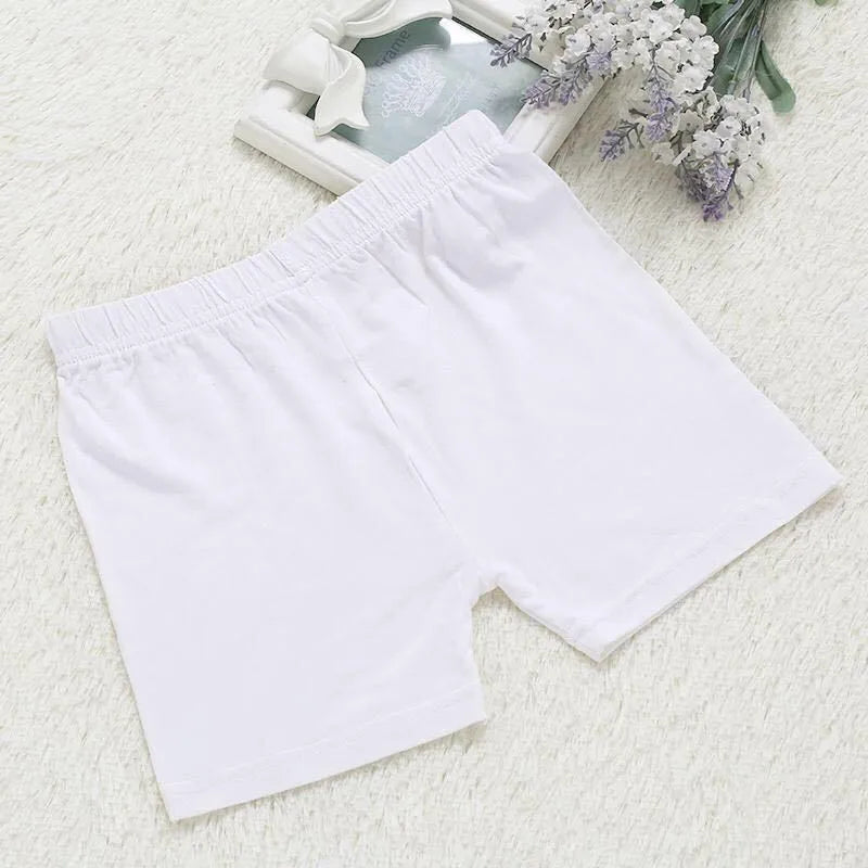 Children Summer Shorts Girls Lace Safety Pants Kids Panties Girls Underwear Leggings Baby Clothes 3-10Y Teen Solid Boxer Short