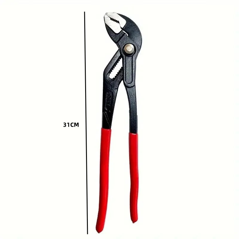 7/10/12 Inch Water Pump Pliers Quick-Release Plumbing Pliers Pipe Wrench Adjustable Water Pipe Clamp Pliers Household Hand Tools