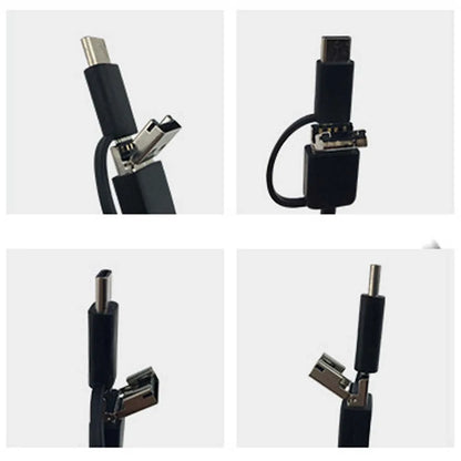 Industrial Endoscope Waterproof Three in One Mobile Phone Direct Connection, 7mm 1m Hose, Portable Auto Repair Probe