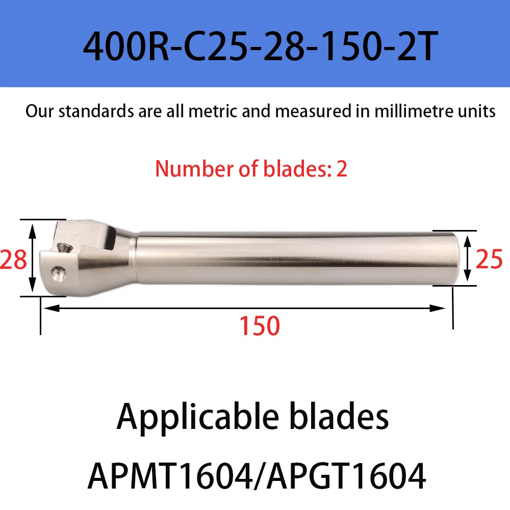 DMIX BAP400R EAP400R APMT1604 Milling Holder Cutterhead Shoulder Cutting Right Angle Precision Milling Cutter End Mill Holder