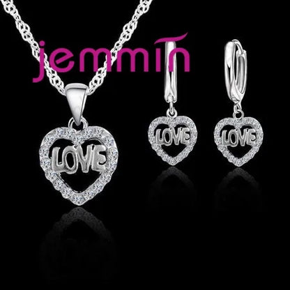 Super Deal Genuine 925 Streling Silver Jewelry Sets Women Girls Wedding Party Fine Jewelry Accessory Multiple Style