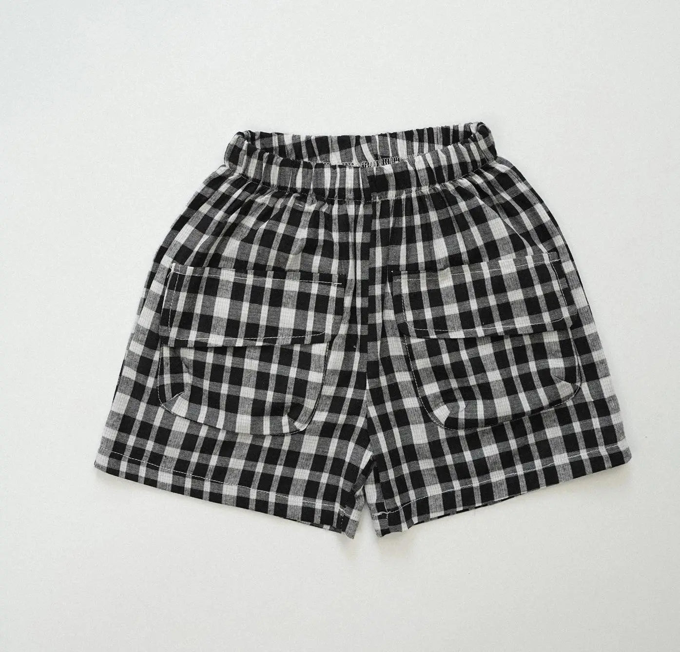 2024 New Arrival Summer Casual Toddler Shorts Baby Boy Plaid Short Pants All-match Cotton Comfortable Loose Kid Girl Shorts