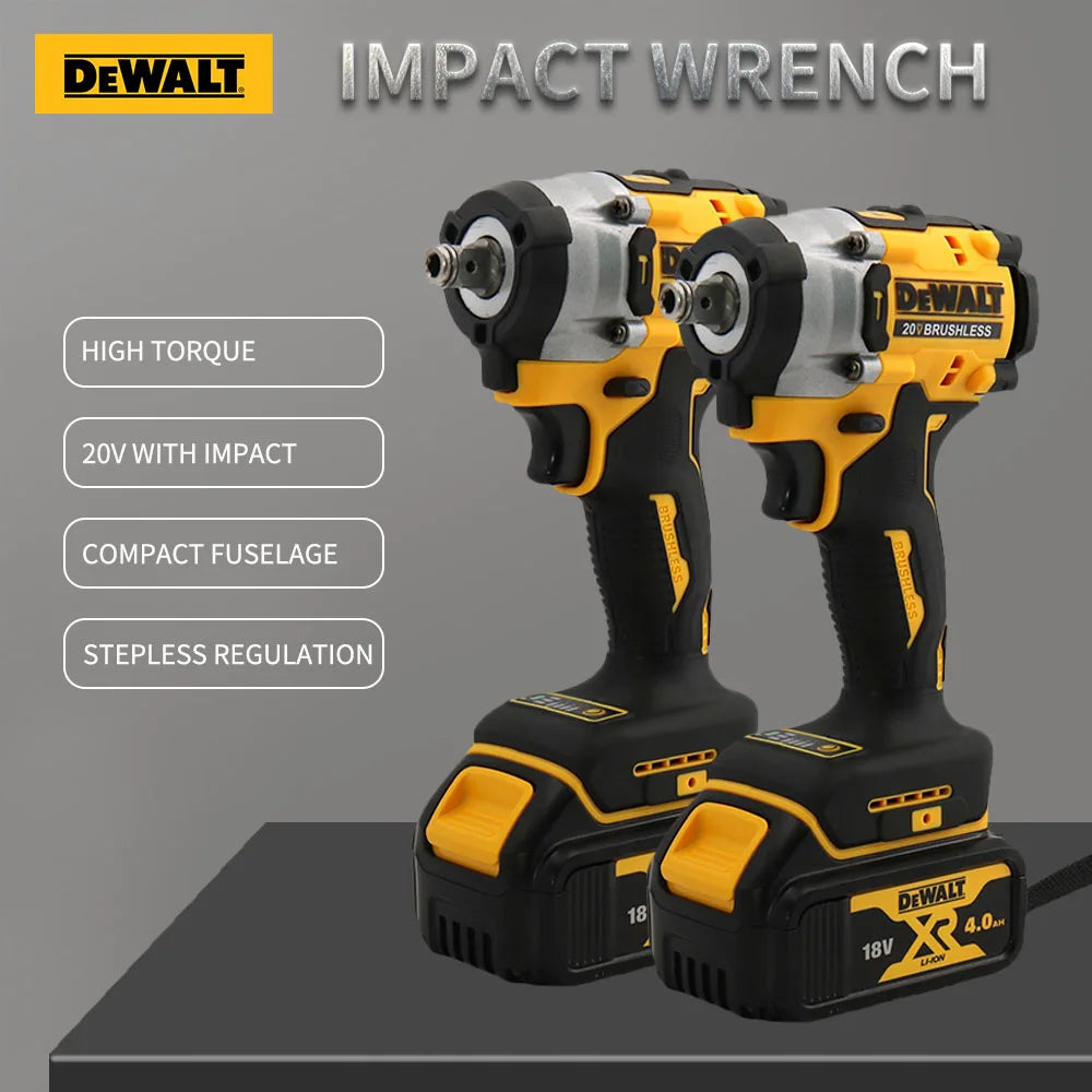 DEWALT DCF921 ATOMIC 20V MAX Cordless Wrench 1/2 in Cordless Impact Wrench Variable Speed Charging Wrench DCF921N with battery