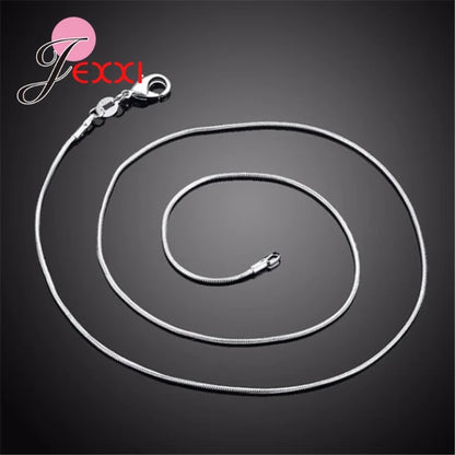 Hot Sale 925 Sterling Silver 2023 New Arrival Classical Fashion Birthday Present Chain Necklace Jewelry For Women Girls