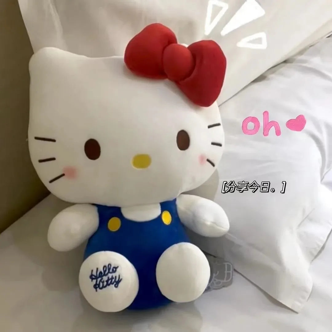 Sanrio Hello Kitty Kuromi Baby Stuffed Toys Anime Plush Toys Throw Pillow Kids Car Decoration Doll Birthday Gifts For Girls Kids