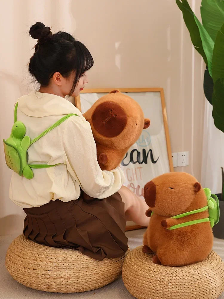 25-55CM Kapibala Capybara Plush Toy Internet Celebrity Capybara Jun Doll Ugly Cute Doll Guinea Pig Doll Boys Girls Anime Kawaii