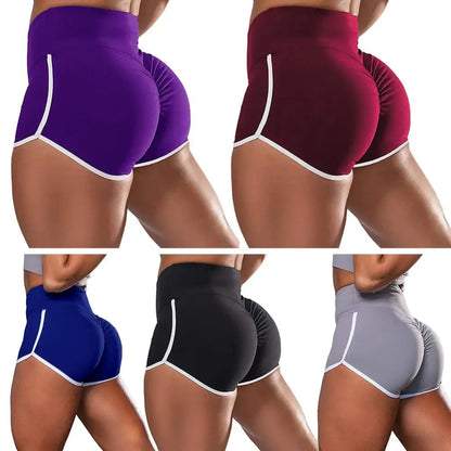 Sports Shorts Women Elastic Seamless Fitness Leggings Push Up Gym Yoga Run Training Tights Sweatpants Sexy Large Women's Shorts