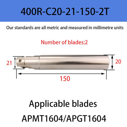 DMIX BAP400R EAP400R APMT1604 Milling Holder Cutterhead Shoulder Cutting Right Angle Precision Milling Cutter End Mill Holder