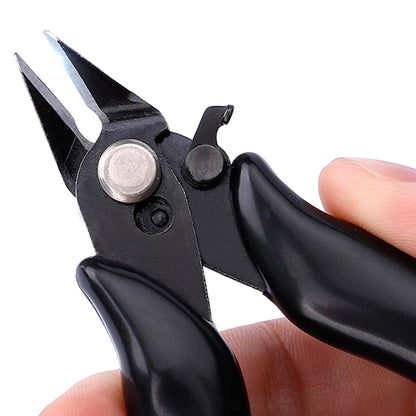 3.5 Inch Diagonal Mini Plier Wire Cutters Electronic Wire Cable Cutter Hand Tool Insulated Rubber Handle Model Hand Tools