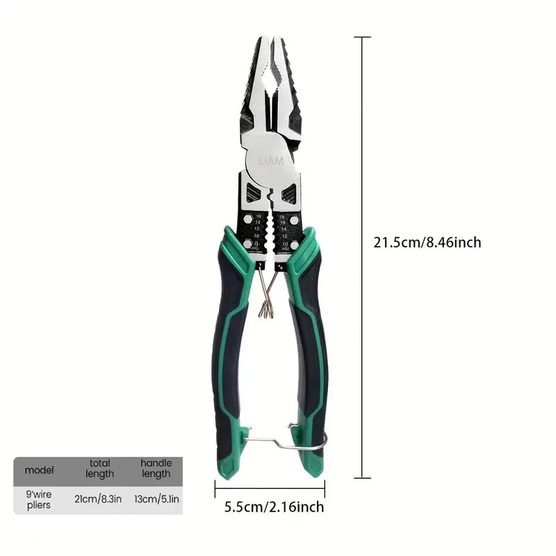 Multifunctional Diagonal Pliers Hardware Wire Cutters Professional Electrician Anti Slip Durable Universal Repair Tools Pliers