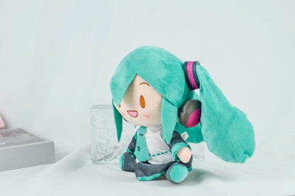 5PCS 20-29cm Hatsune Miku Plush Fuwafuwa Anime Kawaii Cute Cool Toys Dolls Plush Room Car Desk Decoration Birthday Gifts For Fan